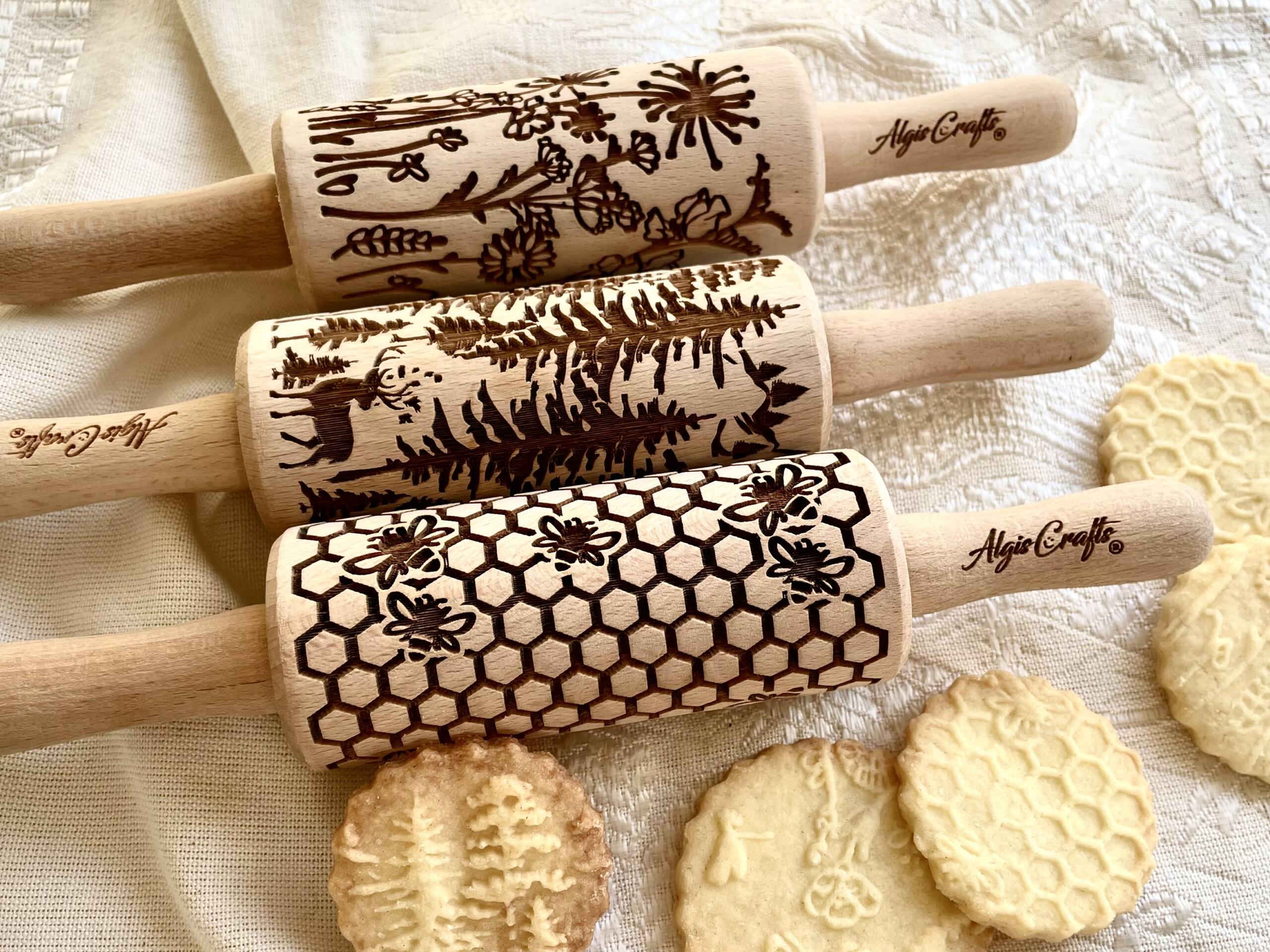 Mini Wooden Rolling Pin, Perfect for Clay, Playdoh, Kids Crafts