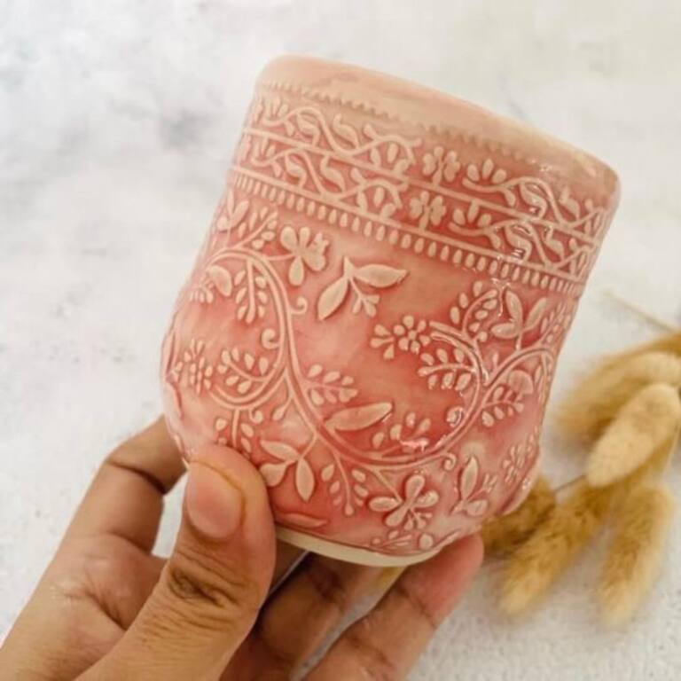 Embossing Rolling Pin Algiscrafts x Jas FLORAL VINE
