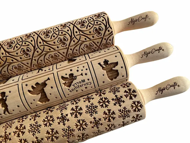Algiscrafts Unique gifts Embossed Rolling pin category