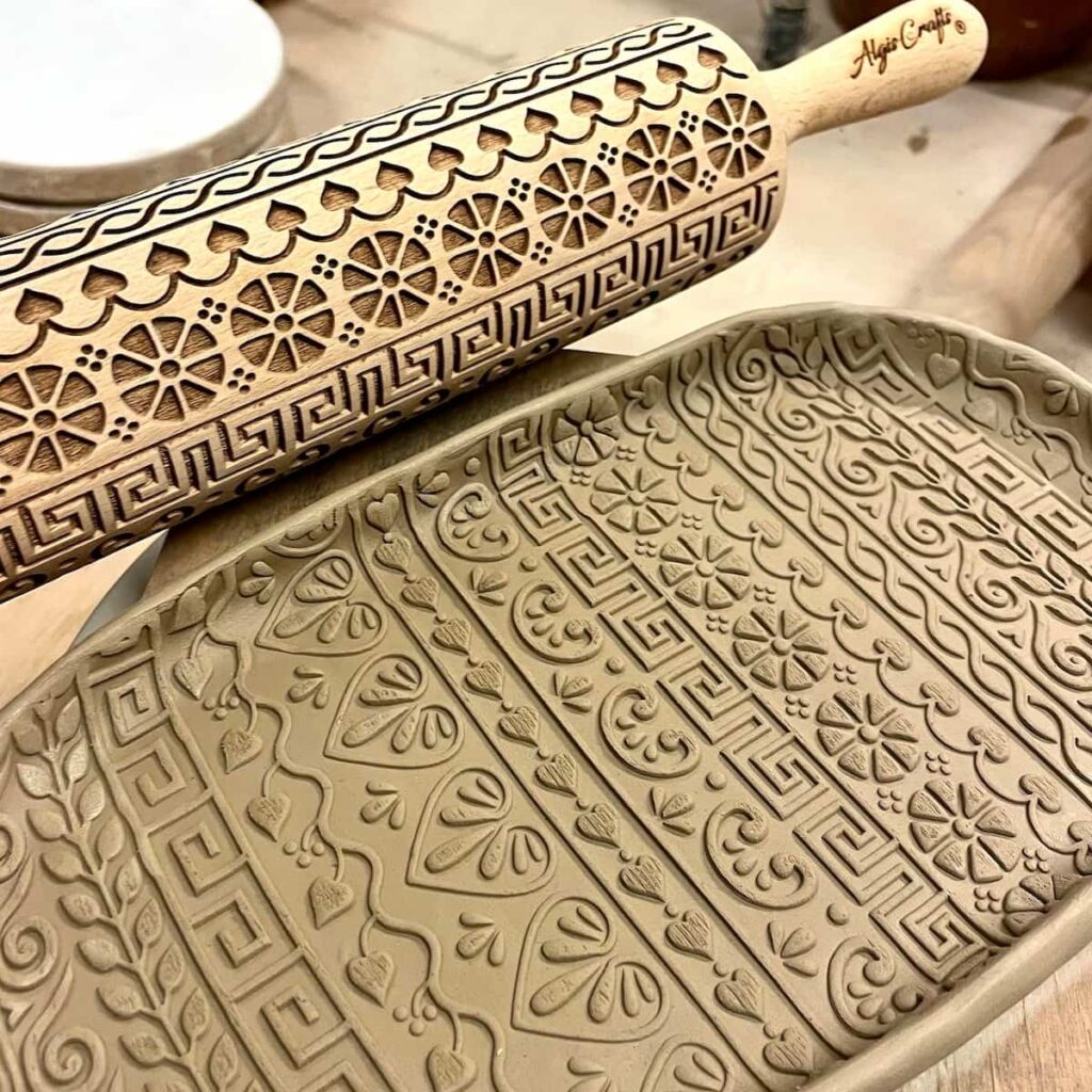 Rolling pins for pottery