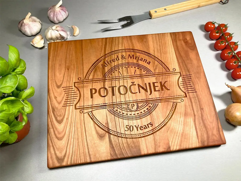 Personalized cutting board
