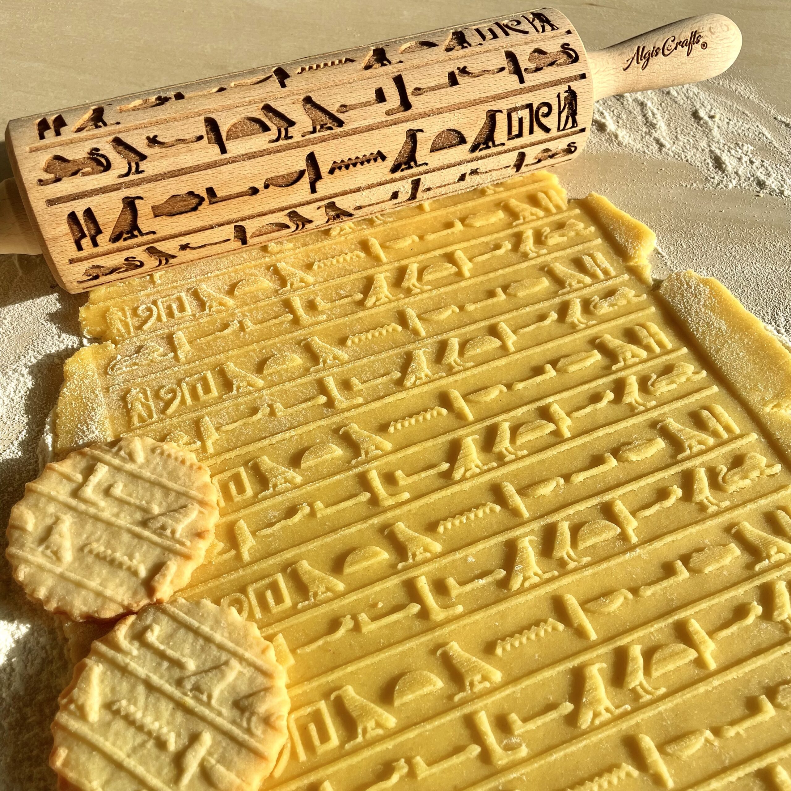 EGYPT HIEROGLYPHS Rolling Pin